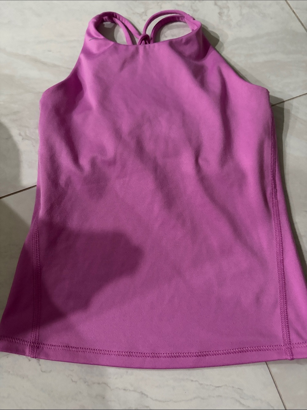 all in motion Girls' Pink High-Neck Active Tank